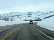 Road to the Snowbasin ski area