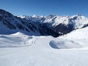 Dureck slope on the K2 with beautiful panoramic views