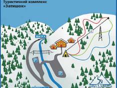 Trail map Zatyshok