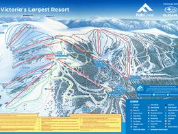 Trail map Falls Creek
