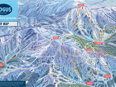 Trail map Bogus Basin
