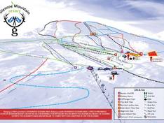 Trail map Glencoe Mountain