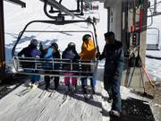 Assistance when boarding the chairlift
