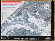 Santa Caterina Valfurva cross-country trail map