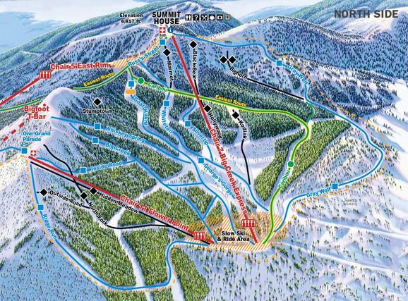 Whitefish Mountain Resort North Side