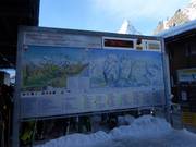 Information board in Zermatt at the Matterhorn Express