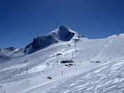 The ski area below the Kitzsteinhorn