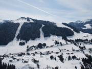  Notre Dame de Bellecombe 1350 m and the Mont Rond 