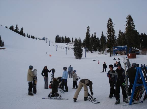 easy slopes on the front side
