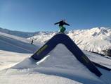 Even larger and more interesting snowpark from Qparks at Schöneben 