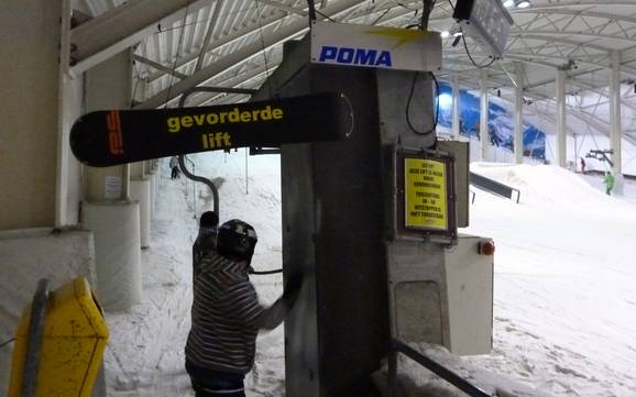 Ski lifts North Holland (Noord-Holland) – Ski lifts SnowWorld Amsterdam
