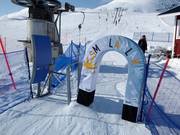 Children's access in the Riksgränsen ski area