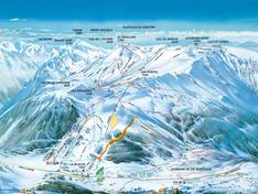 Trail map Alpe du Grand-Serre – La Morte