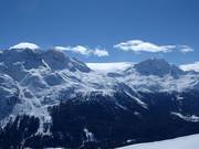 View of the Corvatsch/Furtschellas ski area