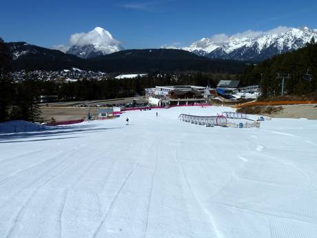 Ski resorts for beginners in the Karwendel – Beginners Rosshütte – Seefeld