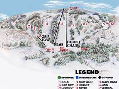 Trail map Mount Baldy – Thunder Bay