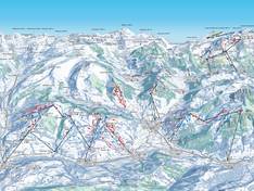 Trail map Rinderberg/Saanersloch/Horneggli – Zweisimmen/Saanenmöser/Schönried/St. Stephan