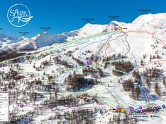 Trail map Sainte-Anne la Condamine – La Condamine-Châtelard
