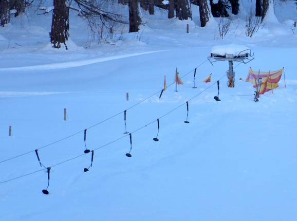 Kinderskilift LiFu - Rope tow/baby lift with low rope tow