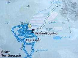 Trail map Storlappberget
