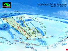 Trail map České Petrovice