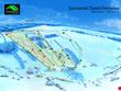Trail map of the ski resort České Petrovice
