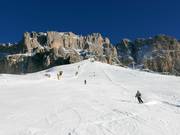 Carezza: König Laurin slope and Rosengarten
