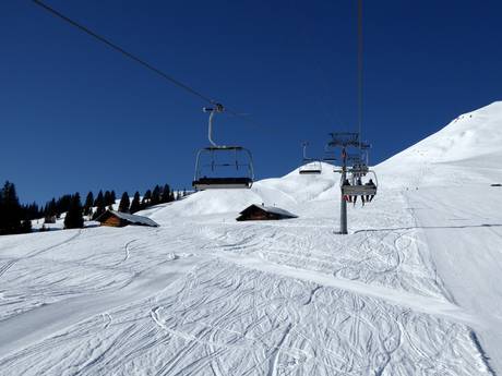 Gstaad: best ski lifts – Lifts/cable cars Rinderberg/Saanerslochgrat/Horneggli – Zweisimmen/Saanenmöser/Schönried/St. Stephan