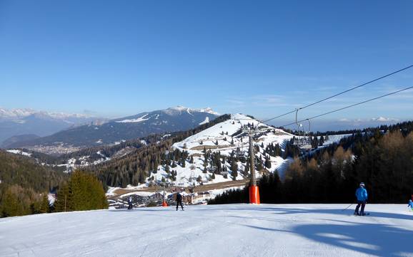 Skiing in the Vicentine Alps