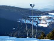 Night skiing