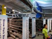 The rental equipment in the ski hall