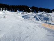 Beginner area with rope lift in Grasgehren