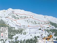 Trail map Emberger Alm – Berg im Drautal