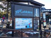 Slope map in La Molina