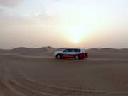 Drive through the desert