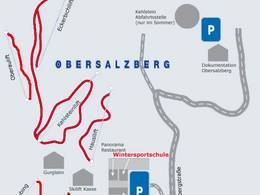 Trail map Obersalzberg