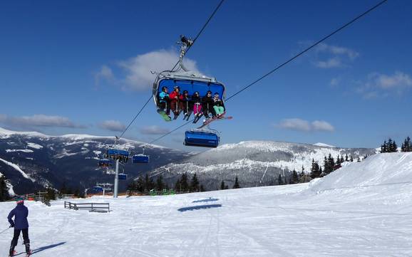 Liberec Region (Liberecký kraj): best ski lifts – Lifts/cable cars Špindlerův Mlýn