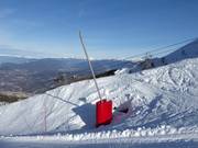 Snow lance in the Monte Bondone ski area