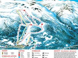 Ski resort Raulandsfjell Alpinsenter
