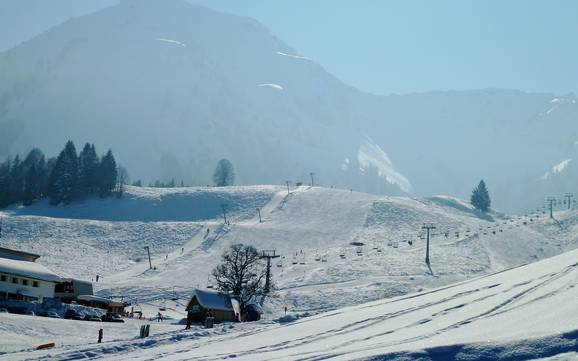 Skiing near Egg