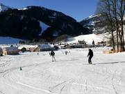 Easy slope at the Ahornlift in the valley
