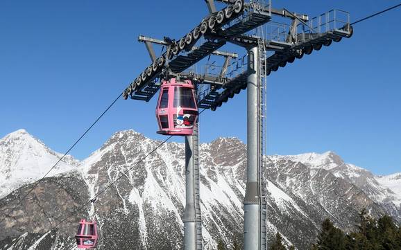 Ski lifts Valdidentro – Ski lifts Cima Piazzi/San Colombano – Isolaccia/Oga