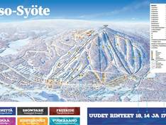 Trail map Iso-Syöte – Pudasjärvi
