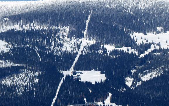Highest base station in the Western Sudetes – ski resort Davidovy boudy