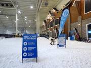 Signage in the ski hall Big Snow American Dream