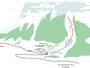 Trail map Col du Granier