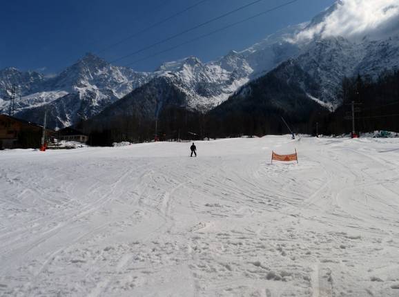 The easy slope of Le Tourchet