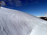 Deep powder slopes at Costa d'Agra