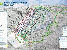 Trail map Mont Rigaud