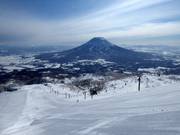 View from the highest point in the ski resort